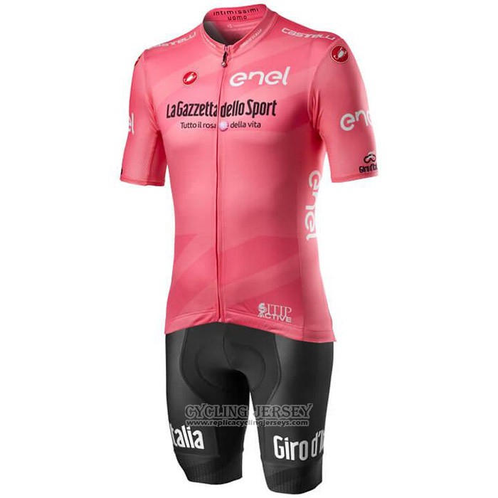 2020 Cycling Jersey Giro D'italy Pink Short Sleeve And Bib Short